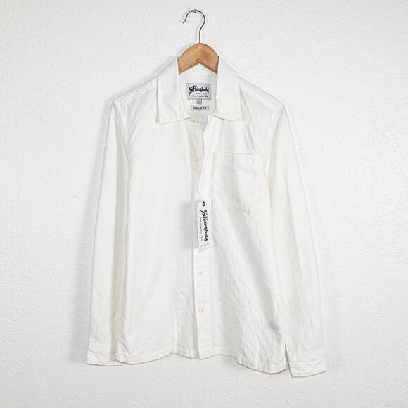 The Stronghold Men's Button up Shirt Textured Cotton size XS NWT - Picture 1 of 9